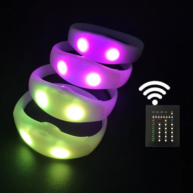 Software Control LED Wrist Band Lighting Bracelet Concert Cheering Products Party Supplies Birthday