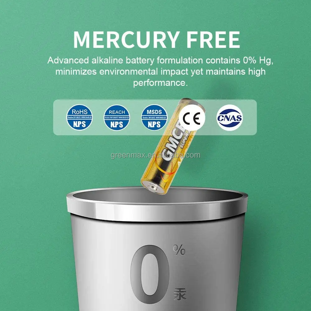 GMCELL 1.5V AA AAA Remote Control No Rechargeable Toy Advance Battery Wireless Mouse Alkaline Battery