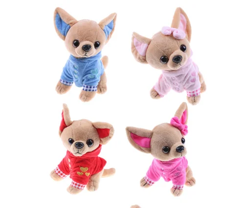 Dog Chihuahua Dolls Plush Dogs Stuffed Pet Soft Toys Gift for kids birthday gift