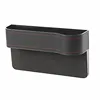 Côté passager noir enveloppé de cuir à angle droit