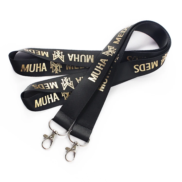 2024 Custom Printed Logo Polyester Neck Strap Keychain Lanyard Holder ...