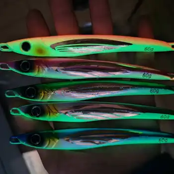 CHEERY 60g 80g 100g 150g THEOS Metal Jig Shore Offshore Slow Jigging Lure Sea Fishing Tackle Tuna Amberjack Kingfish – Metal Jig – view 4