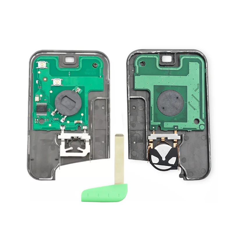 Replacement 2-Button Smart Key Shell 433mhz PCF7947 Chip Remote Control Card Fob for Renault Laguna 2 Clio 3 Espace Vel-Satis