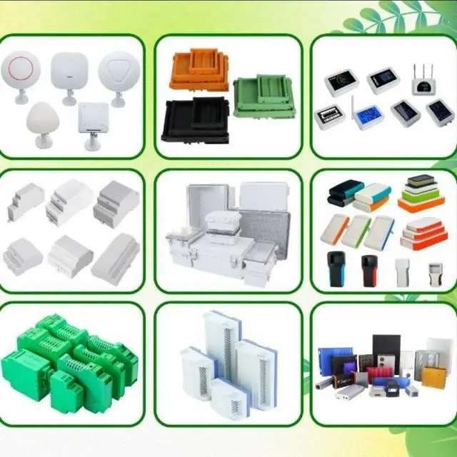 Custom ABS PC Ip65 Ip66 Ip67 Ip68 Injection Mould Handheld Din Rail Outdoor Waterproof Junction Box Electronic Plastic Enclosure