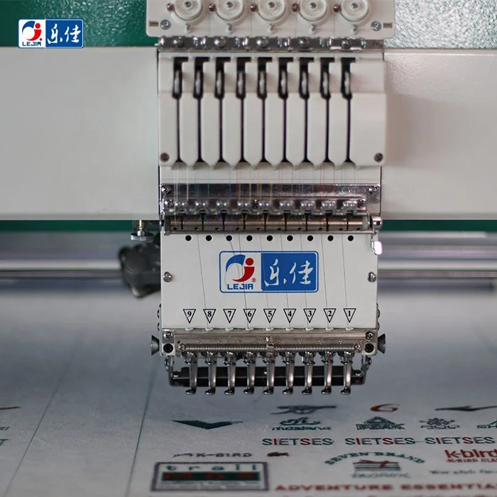 Dahao Computer High Speed 9 Needle Tajima Industrial Computerized Flat Embroidery Machines