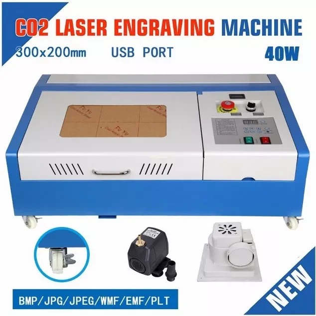sihao k40 laser engraver 40w rubber