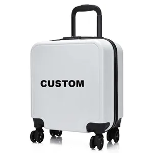 Colorful Kids Travel Suitcase ABS PC Kids Travel Luggage Customized Cartoon Logo Trolly Luggage