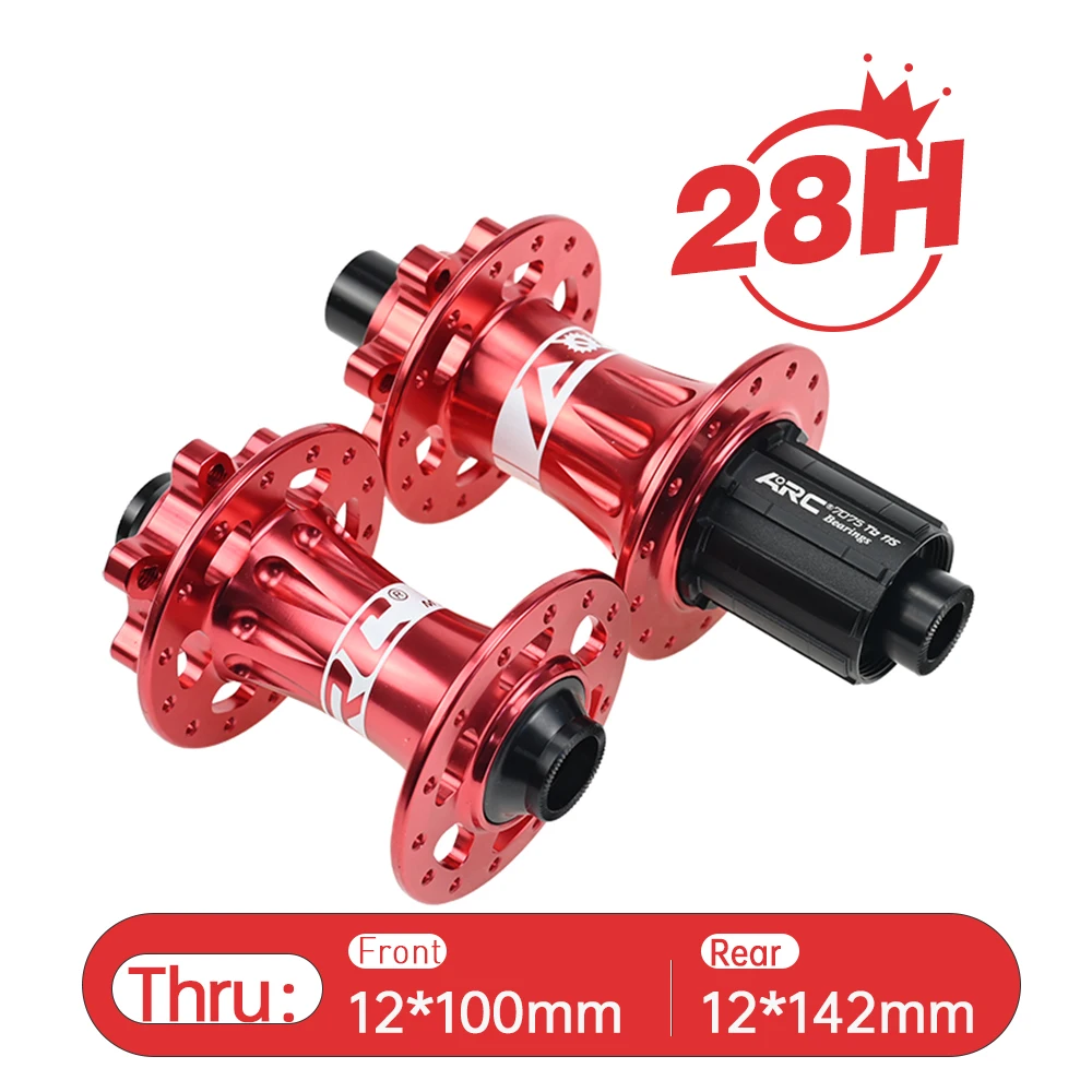 ARC製造ベアリングハブMT-007F/36H/R T/Aアダプター付き/135mm