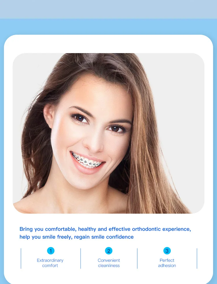 2023 Newest Qtype Selfligating Dental Brackets Roth/mbt 022