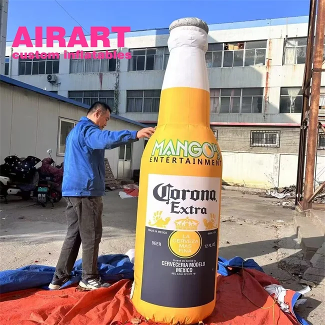 Attractive Factory Direct Sell Advertising Inflatable Liquor Bottle Inflatable Bottle