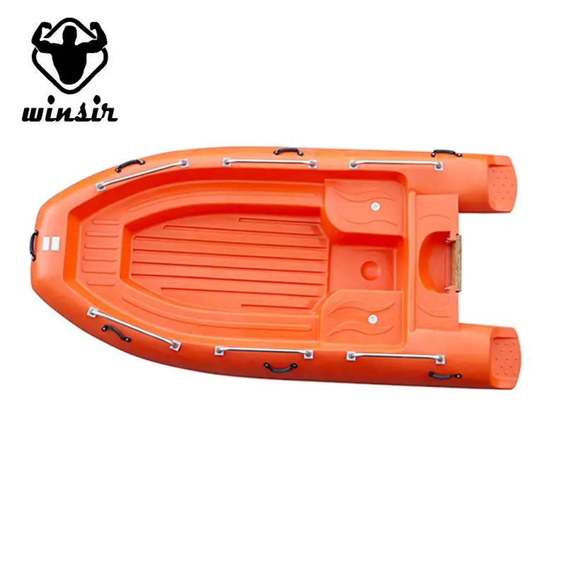 Ppr Rescue Boat Hard Small Flat Bottom Plastic Boats For Fishing - Buy ...