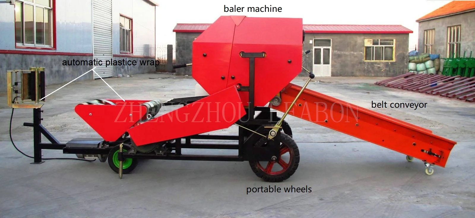 CE China Mini Fully Automatic Maize Corn Hay Silage Baler Grass Bale and Wrapper Machine Packing Machine Price for Sale