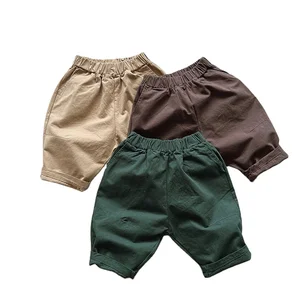 Autumn New Unisex Casual Striped Pants Boys and Girls Thick Waterproof Wide-Leg Harem Loose Fit