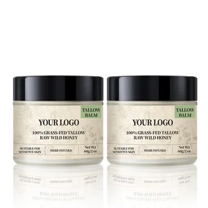 Triple Action Honey & Beef Tallow Facial Cream Natural Collagen Booster For Wrinkle Reduction & Extreme Dry Skin Relief