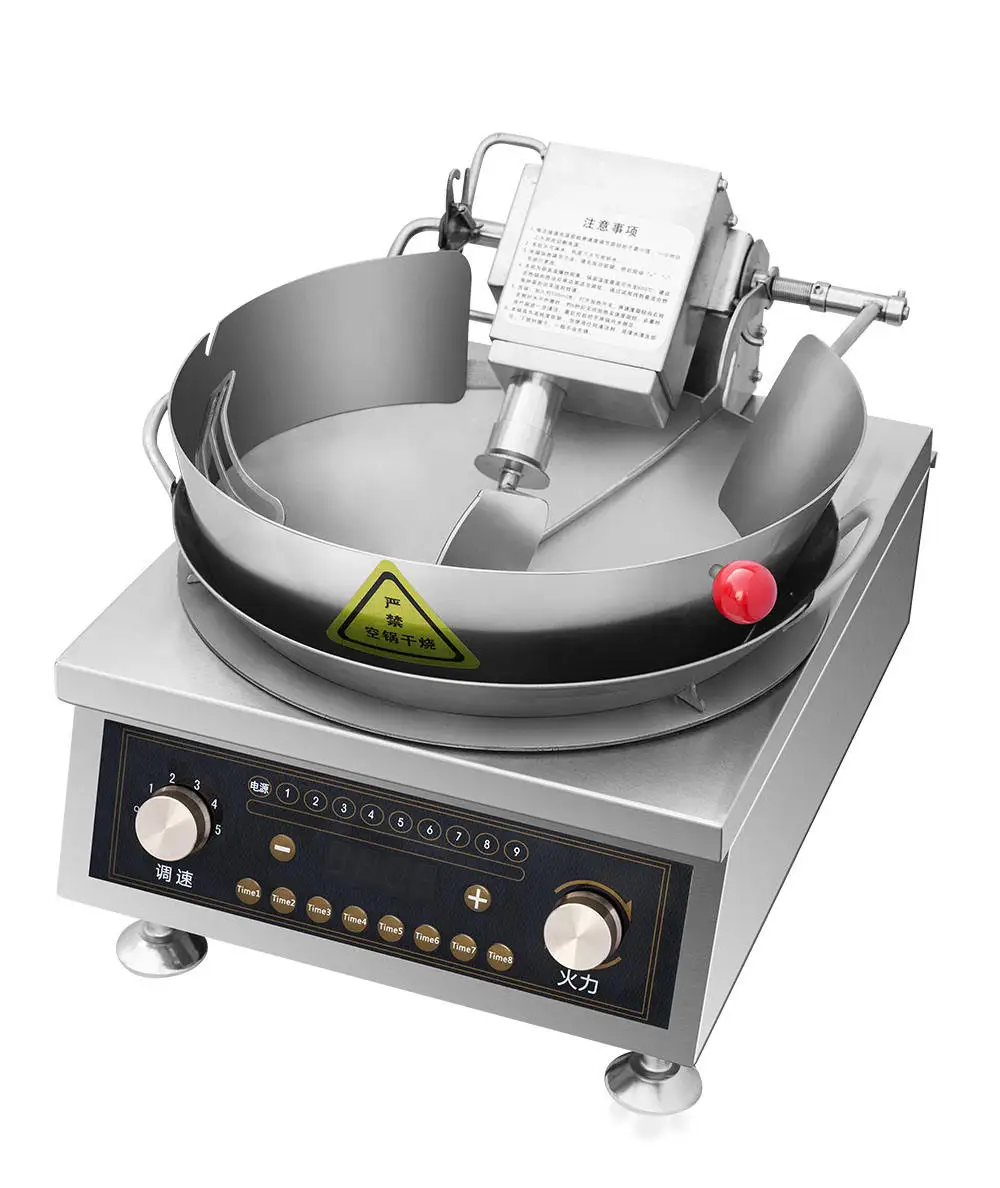 Automatic 6l Robot Cooker Hot Popular Memory Storage Food Cooking Robot for Restaurant