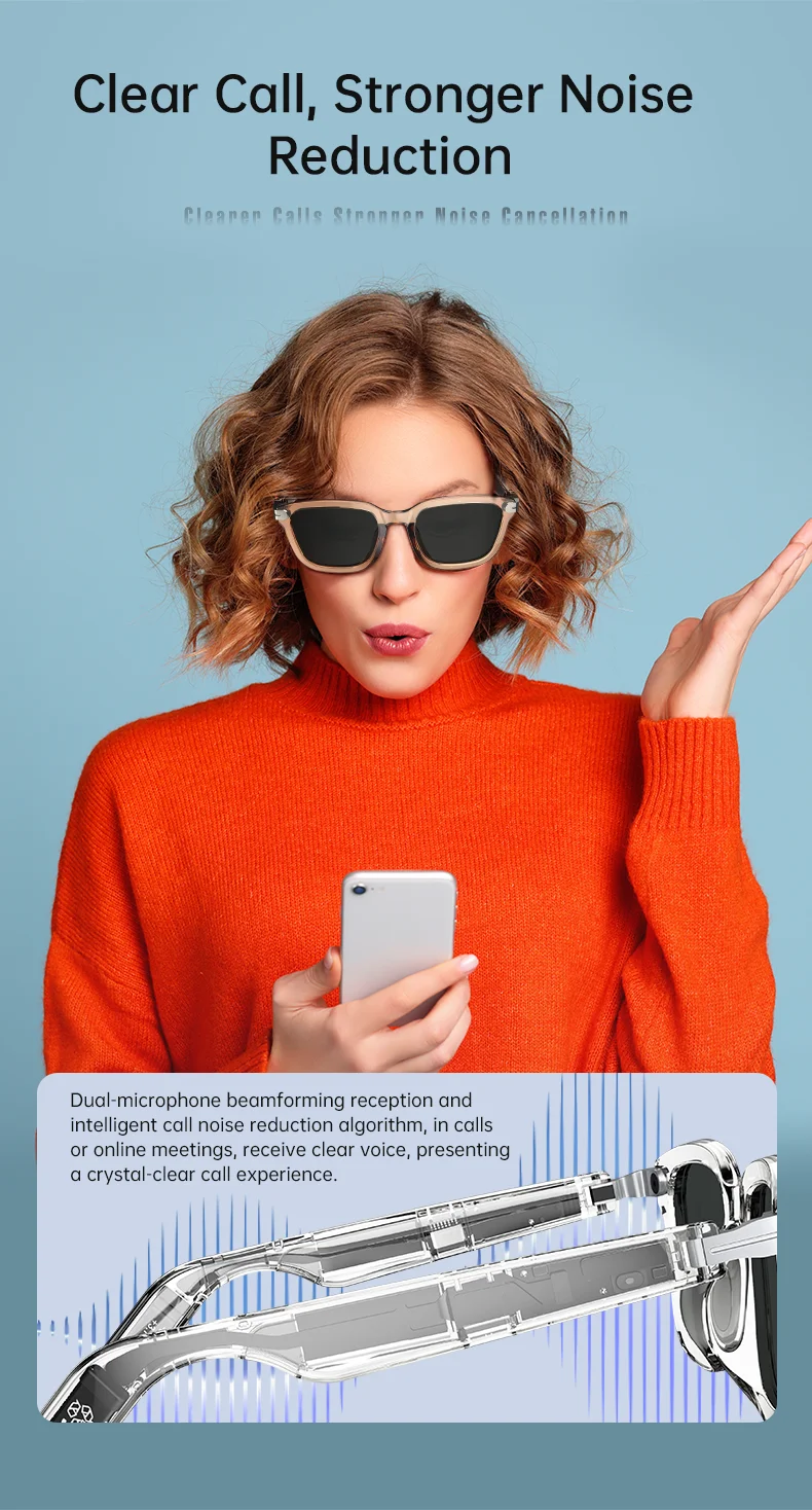 If you are searching for a supplier of a product with perfect quality control and highly competitive prices, which gives you an advantage in expanding your local market, then contact us now!  Competitive suppliers of  2026 G01 Music Smart Glasses Touch Control Hand Free Calling Voice Control Smart Wearable Headset Women Men Outdoor Sunglasses