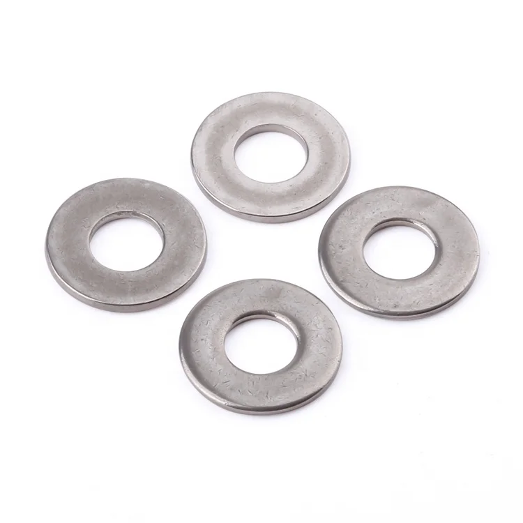 DIN9021 factory price round metal washers plain penny ring stainless steel flat washer fastener