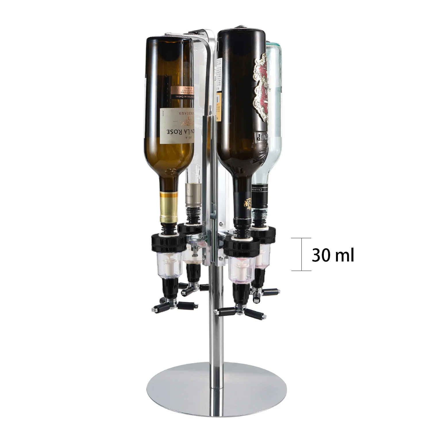 High-Quality Wall Mounted Liquor Dispenser Drinking 2 Head 30ml