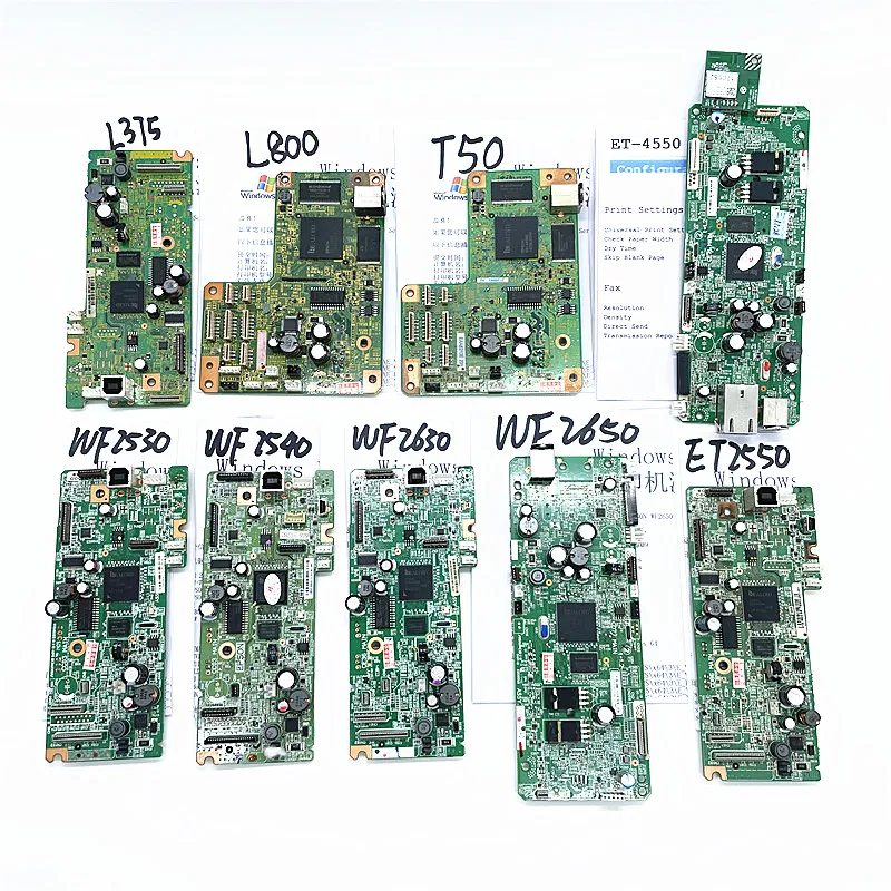 Tested Original Used Old Version Motherboard T50 Printer Formatter Logic Card Main Board for Epson Stylus Photo T50 Mainboard