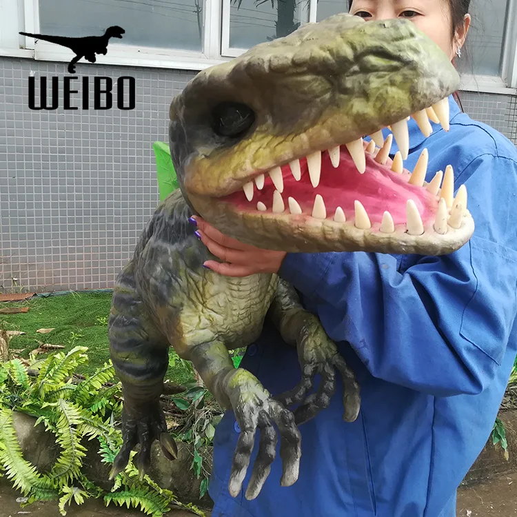 Realistic Baby Dinosaur Dinosaur Puppet With Sound