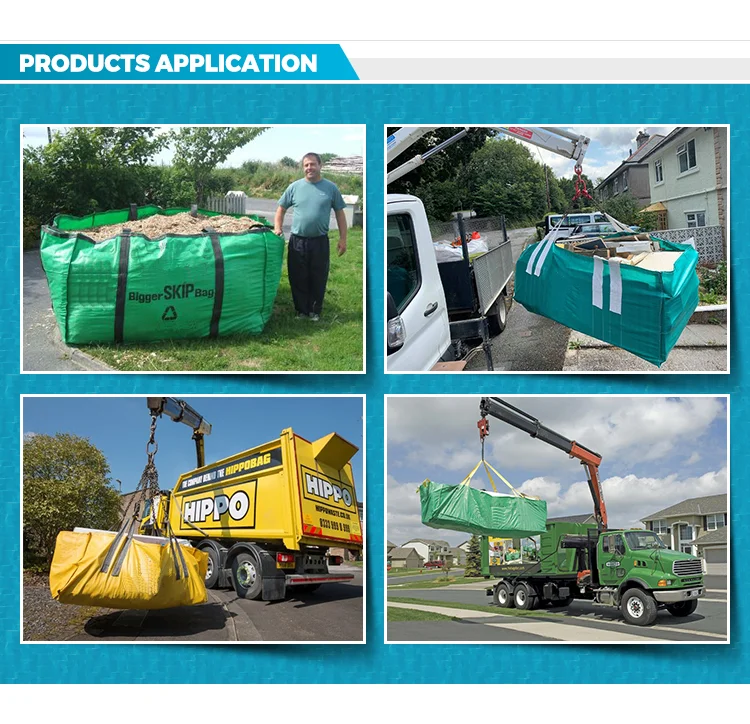3 Cubic Yard Polypropylene Skip or Dumpster Bag for Debris Rubble - China  Skip and Dumpster Bags and 2000kg Jumbo Bag for Sand price