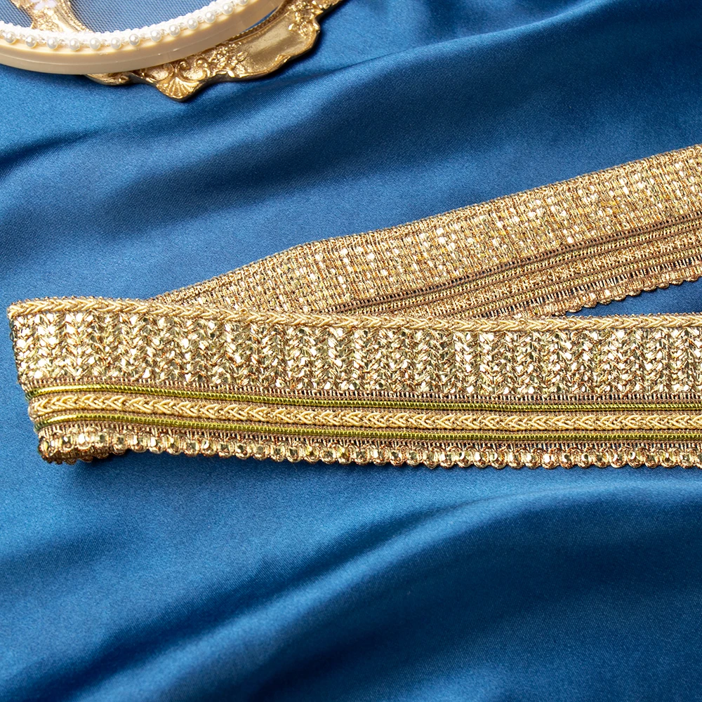 Wholesale Factory Direct Sale 5cm Classical Gold Thread Garment Accessory Lace Trim Buy Lace