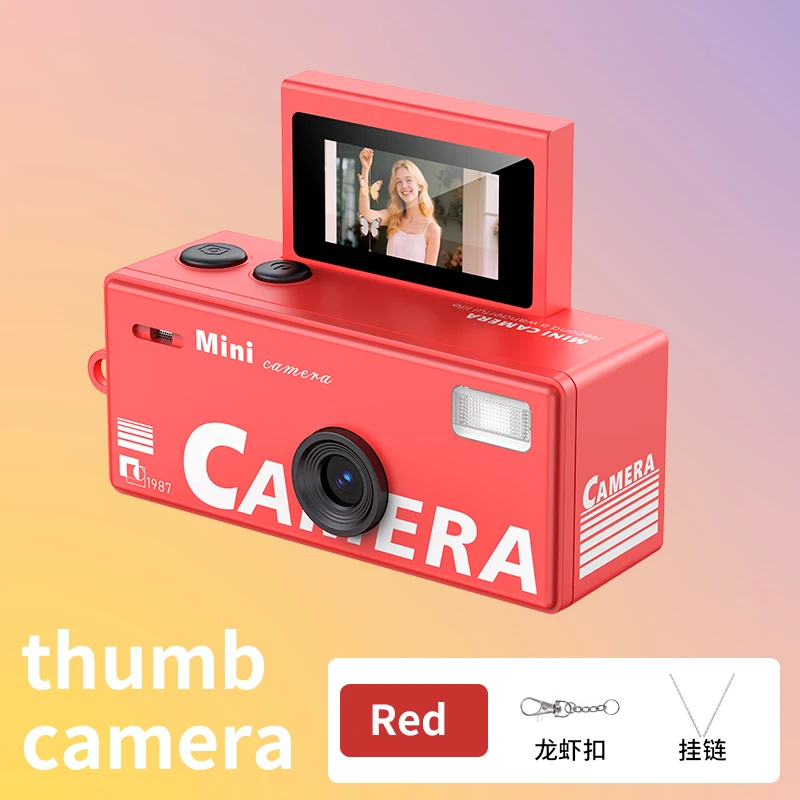 LK-030 Retro Miniature Compact Thumb Camera - Pocket Campus Outdoor Video Camera - Perfect for Taking Photos on the Go