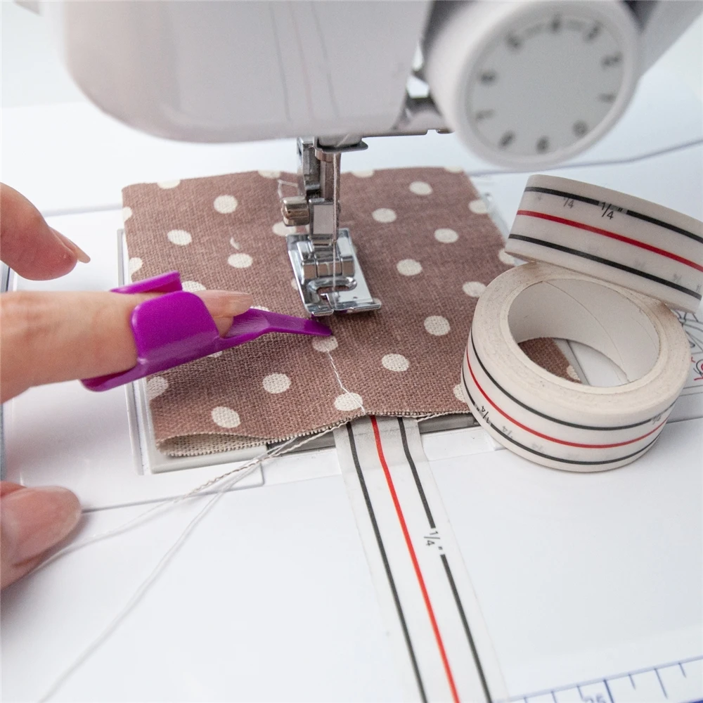 1/4" Seam Diagonal Seam Tapes Sewing Tape 2pcs Plastic Adjustable