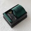 Conjunto de caja de regalo kk verde oscuro