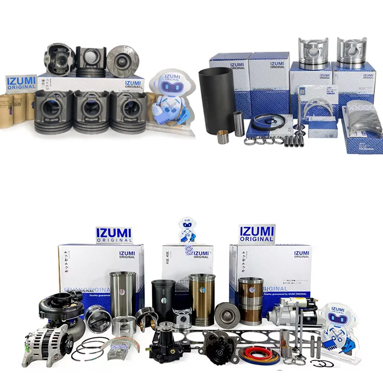 IZUMI ORIGINAL S4S S6S Overhaul Rebuild Kit S4S S6S Diesel Engine Parts For MITSUBISHI