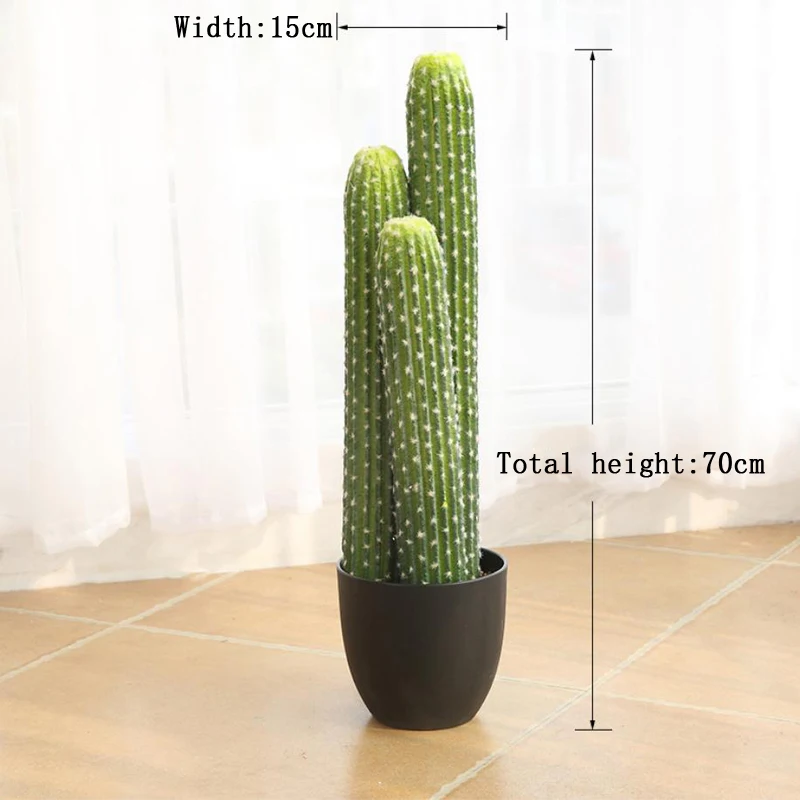 Multi Styles Artificial Succulent Plants Plastic Cactus for Decoration