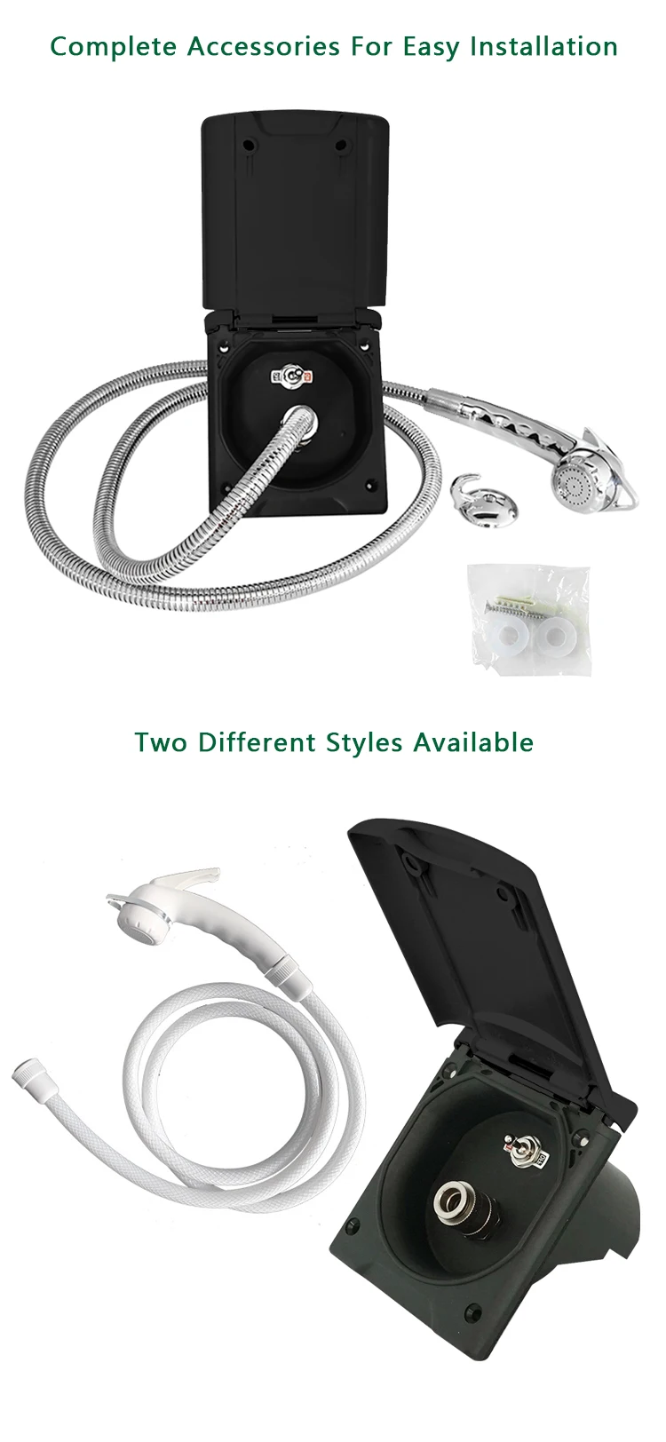 Rv Parts And Accessories External Toilet Shower Box With Lock Outdoor