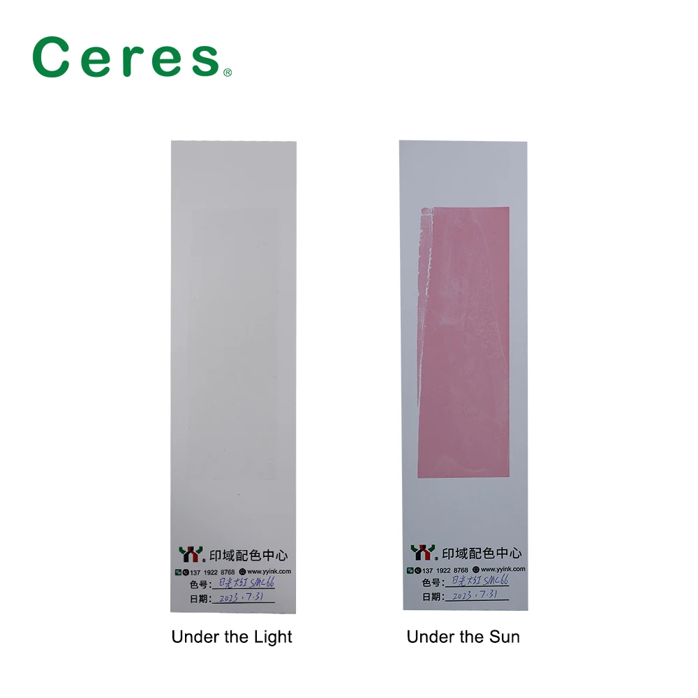 Photochromic Ink for Screen Printing Red/Yellow/Blue/Purple/Orange,water Based Ink for Clothing