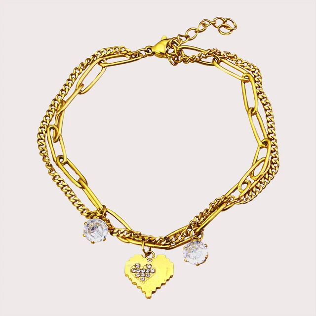 stainless steel bracelets for women fashion jewelry  fine jewelry bracelets bangles water proof bracelets