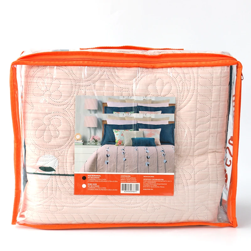 ULTRASONIC PRINT BEDSPREAD 3PC  SET