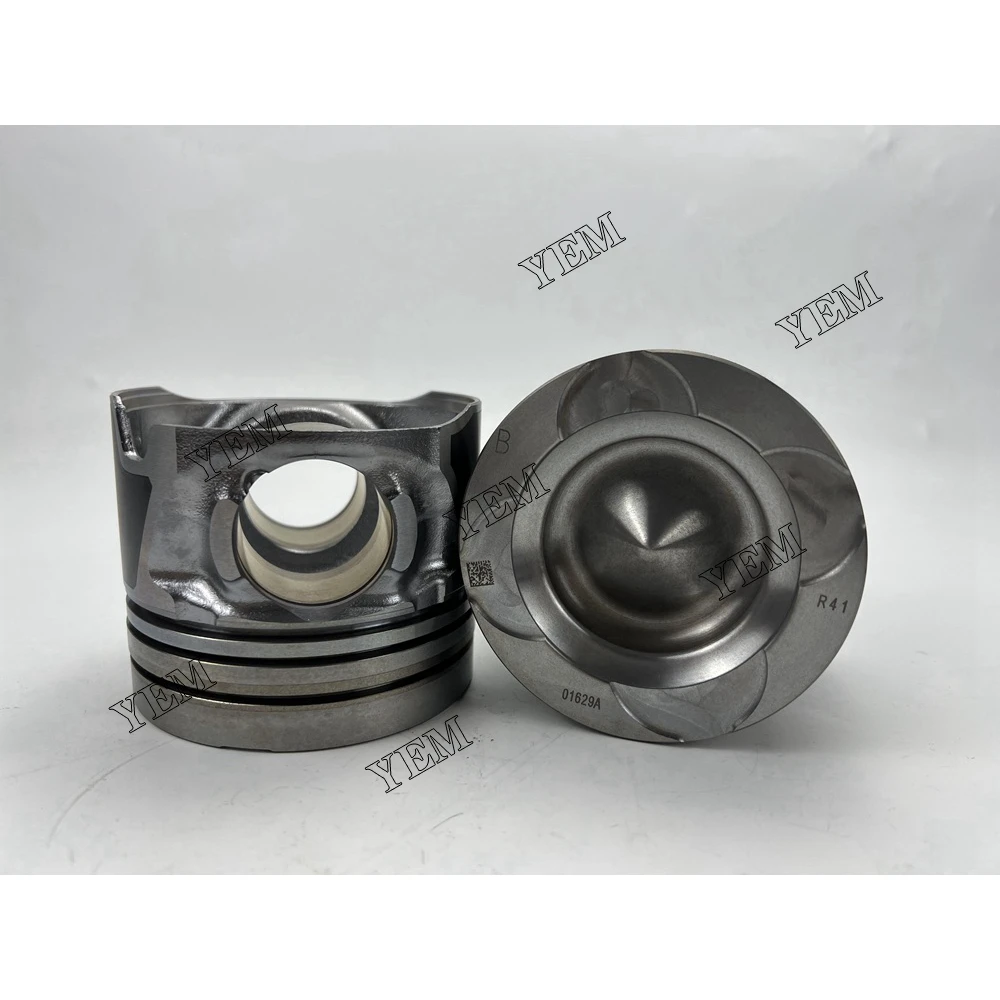 D34 Piston Kit STD Fit for Doosan Machinery Diesel Industrial Excavator Forklift Diesel Engine. Heavy Equipment Engine Parts
