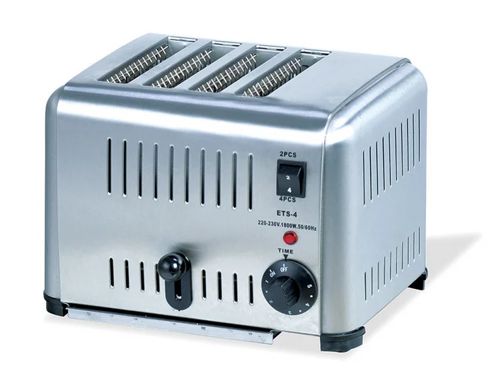 High Quality Best Seller Commercial Elegant Stainless Steel Electric 4 Slice Bread Toaster Bread factory