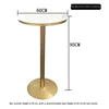 Table haute - Plateau écologique - Diamètre 60 cm - Hauteur 95 cm