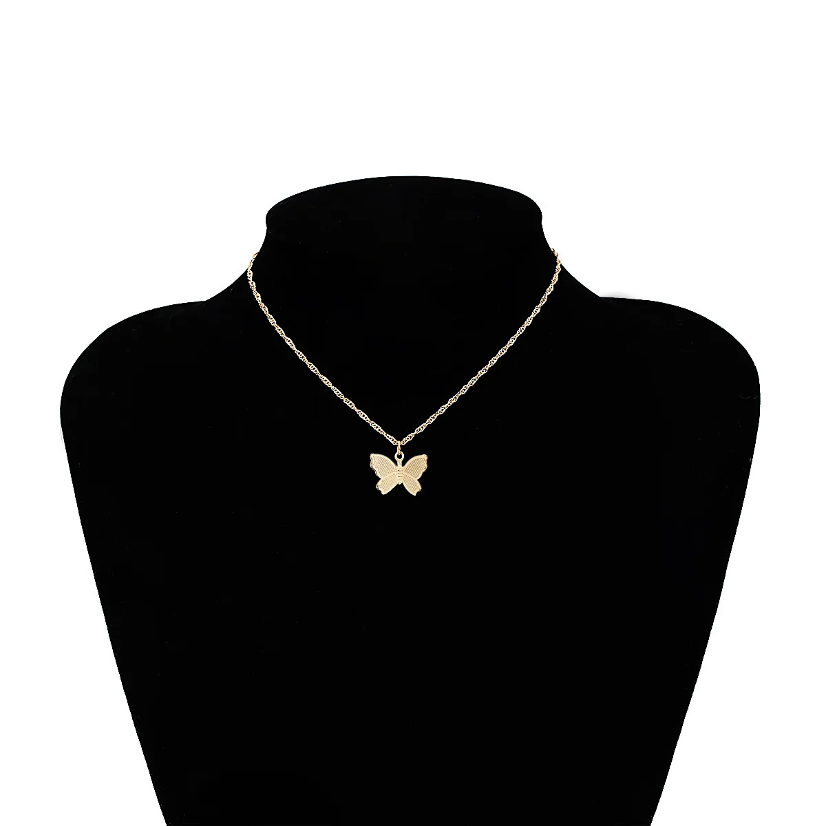 butterfly necklace simple