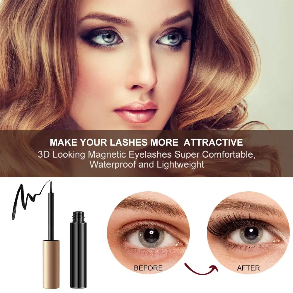 Synthetic Eyelashes 3d False Mink Eyelashes Private Label