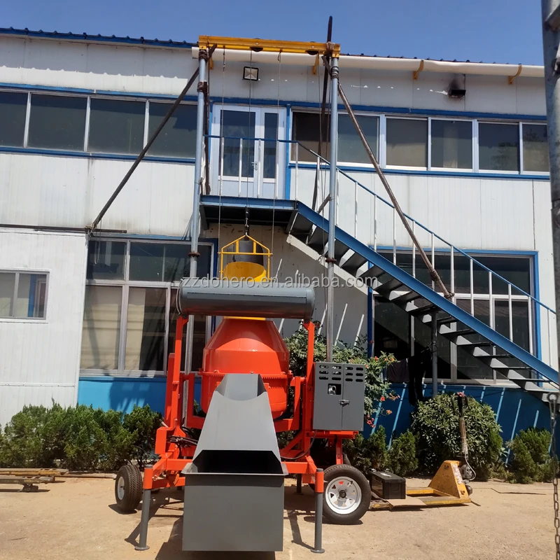 Lift 20 Meters Height Concrete Mixer Lifting Machine Whole Equipment