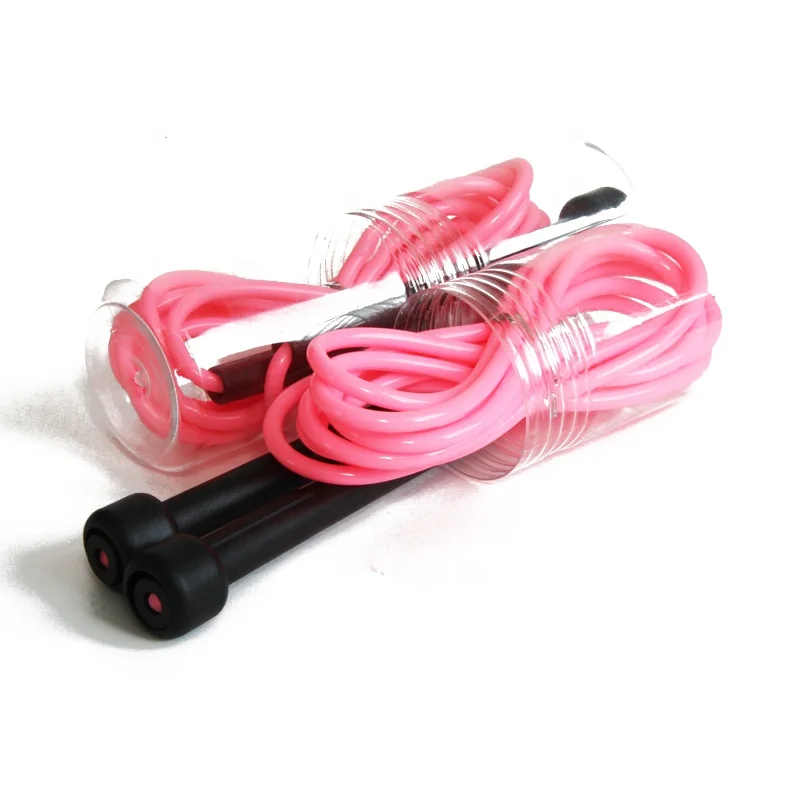 Customized Logo 9FT Speed Jump Rope for Fitness Promotional Skipping Rope with Plastic Tube for Children