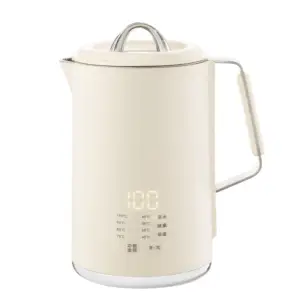 Digital Touch Screen Separate Lid  Strong Thickness 1.5L Seamless SUS304 Stainless Steel Water Tea Kettle