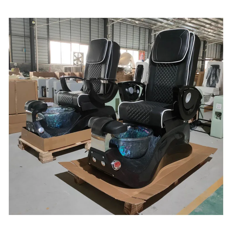 No Plumbing Luxurious Pink Princess Throne Spa King Pedicure Chair Automatic Drainage Hot/Cold Water Multi-Angle Backrest for