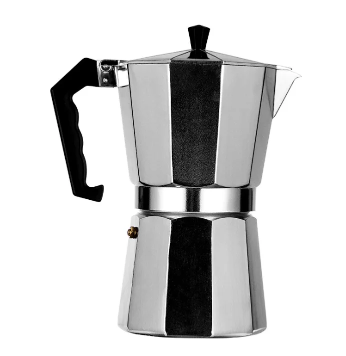 Wholesale Modern Italian Aluminum 1 Cup 2 Cups to 12 Cups Moka Pot Coffee  Maker Stove-Top Mokapot - China Pressure Cooker Handle and Casserole price