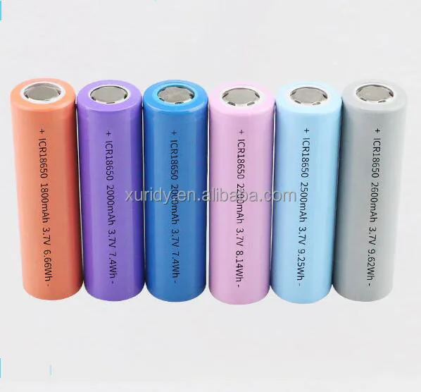 3.7 Volt Liion High Power Battery Cell Lithium Ion Battery 2000 Mah