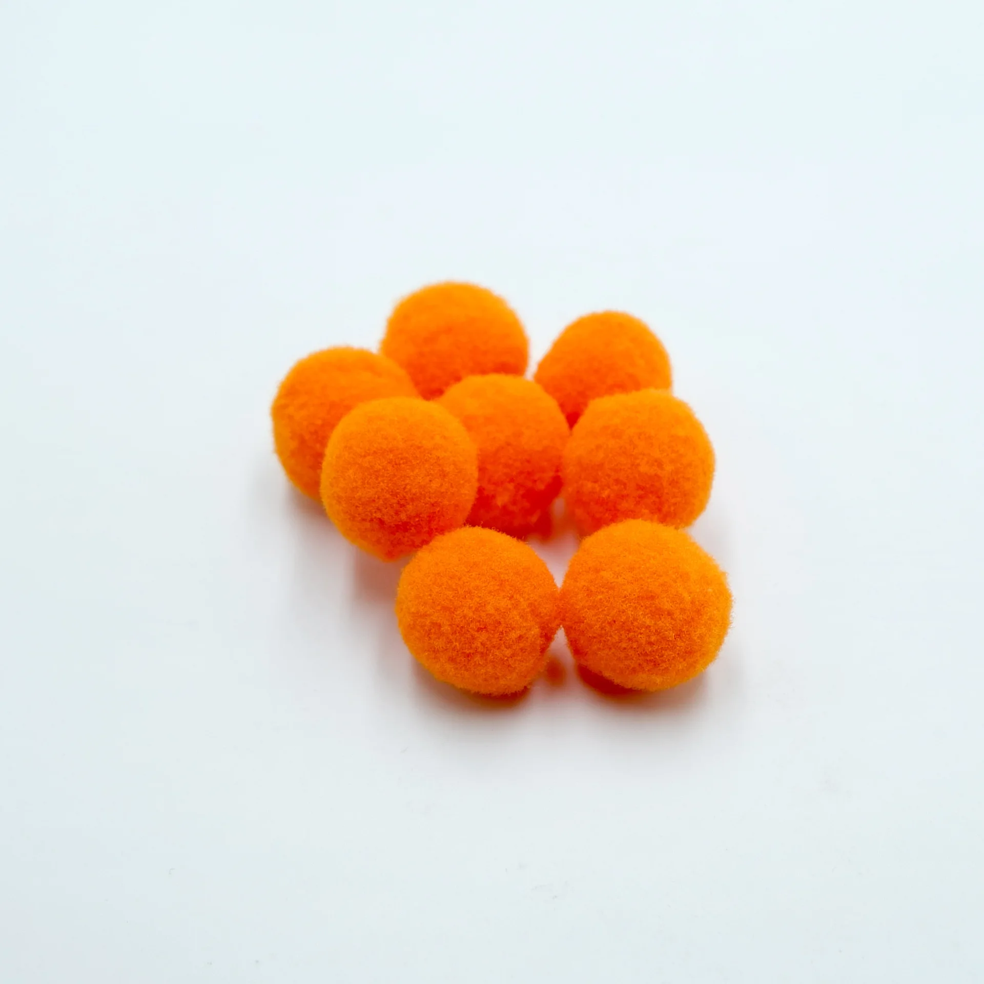 Orange Craft Pom Poms - 150 Pack - Blue Squid India