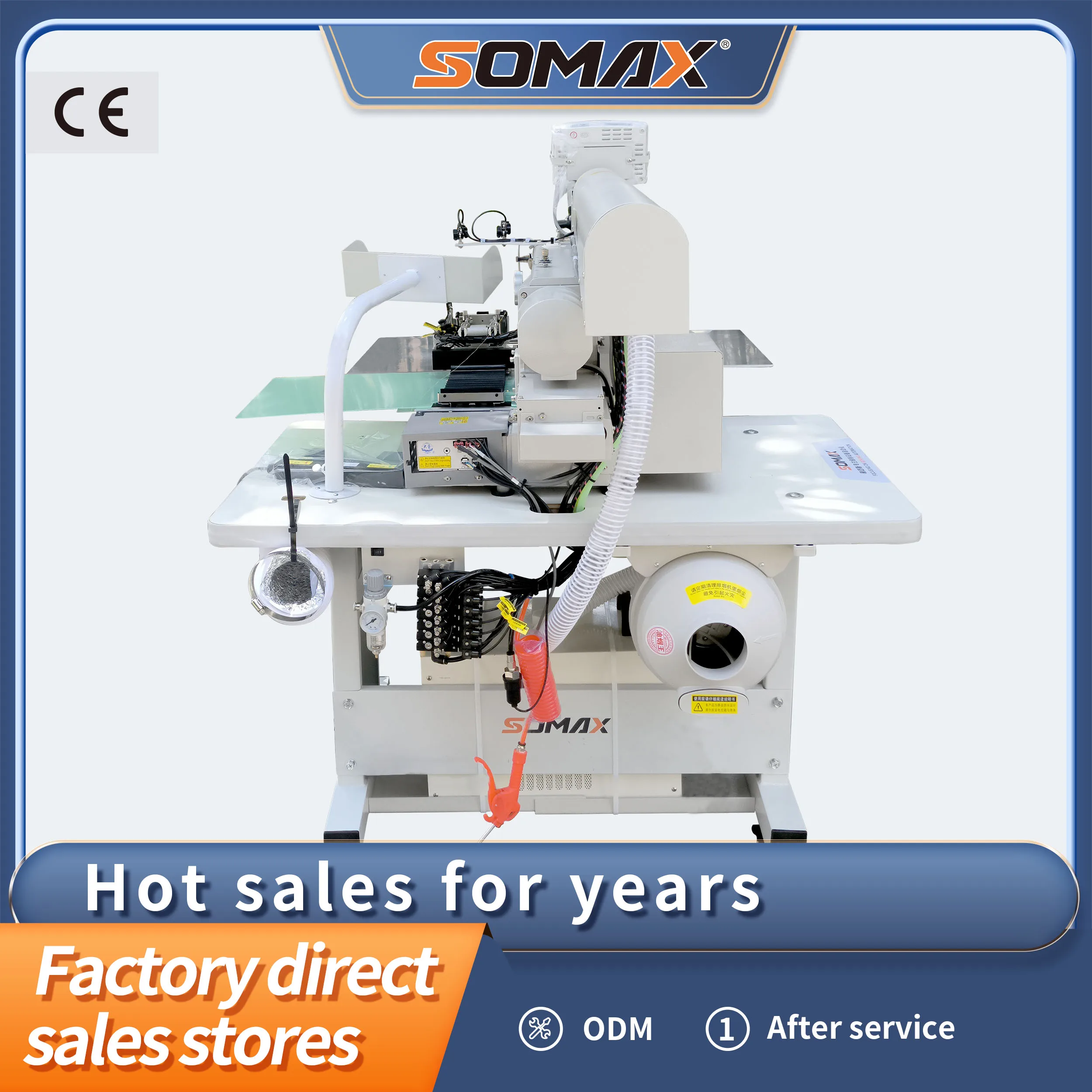 Easy Operation Somax SM-16S Automatic Zipper Laser Pocket Welting