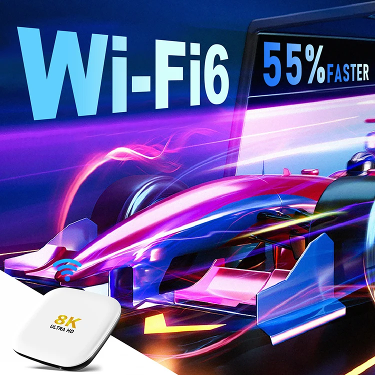 H96 Max M2 Android 13 TV Box Rockchip RK3528 8K Set Top Box