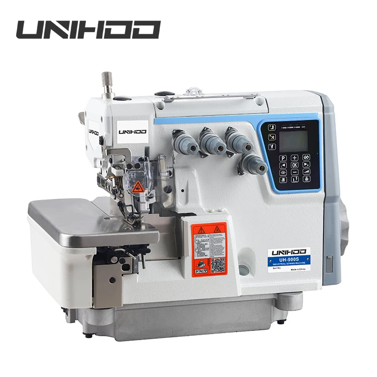4-Thread Automatic Overlock Industrial Sewing Machine with Auto Thread Trimmer JACK Model Use for Garment Condition